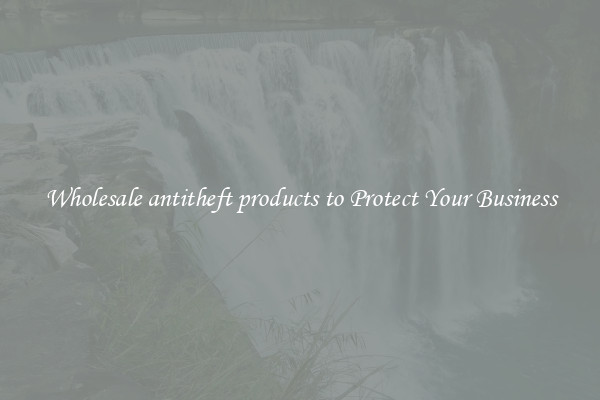 Wholesale antitheft products to Protect Your Business