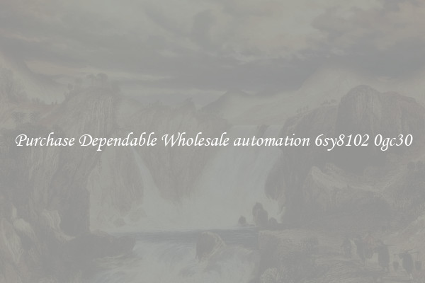 Purchase Dependable Wholesale automation 6sy8102 0gc30