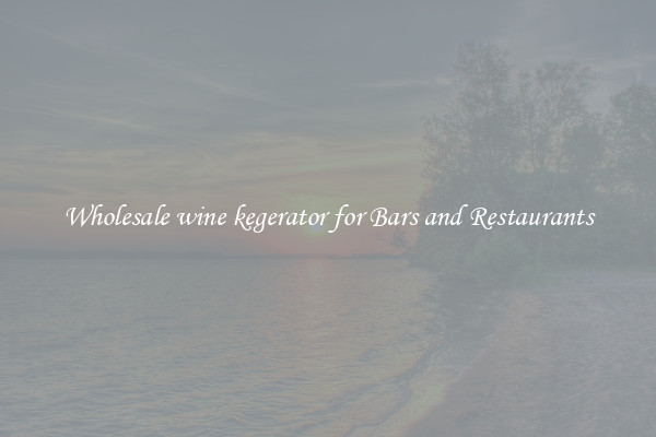 Wholesale wine kegerator for Bars and Restaurants