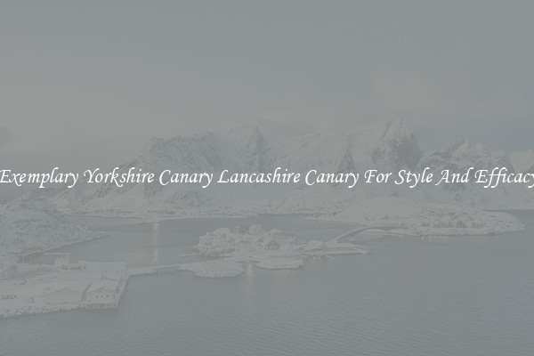 Exemplary Yorkshire Canary Lancashire Canary For Style And Efficacy
