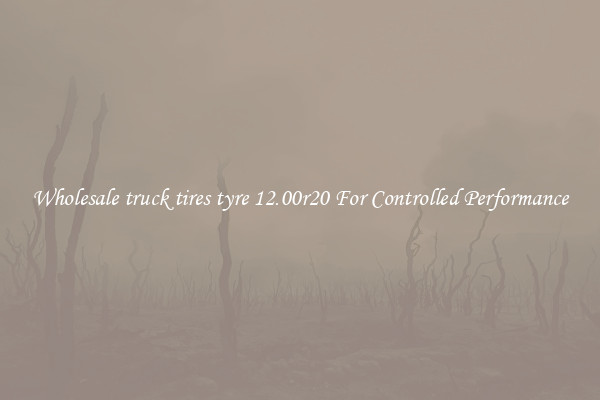 Wholesale truck tires tyre 12.00r20 For Controlled Performance
